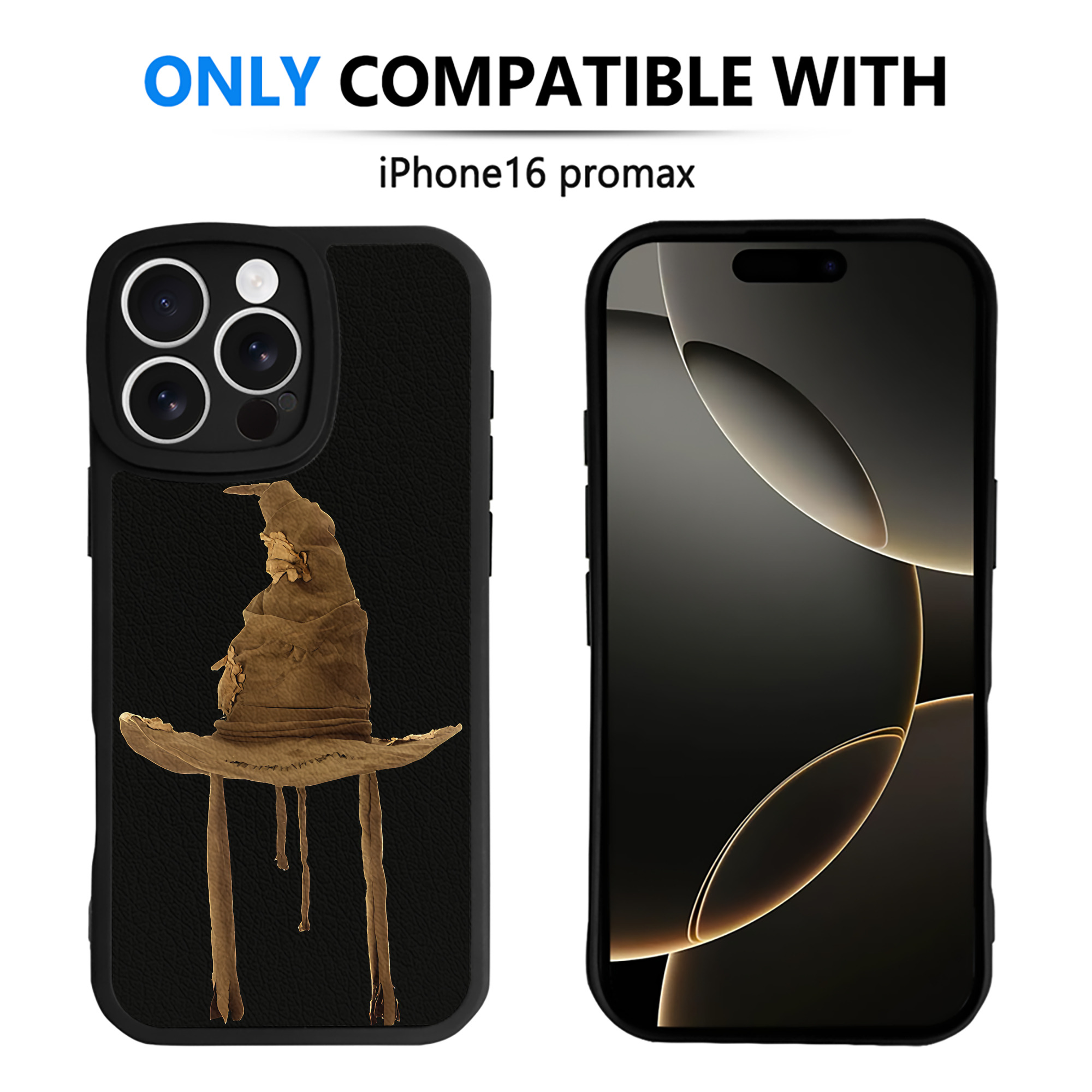 （画像用） Harry Potter ハリー・ポッターシリーズ 【iPhone 16シリーズ対応】シリコンスマホケース（レザー調） 材質：シリコン